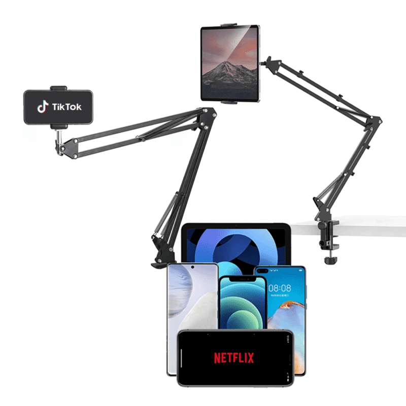 Soporte De Teléfono Brazo Flexible Universal Escritorio - Especial Teletrabajo-1