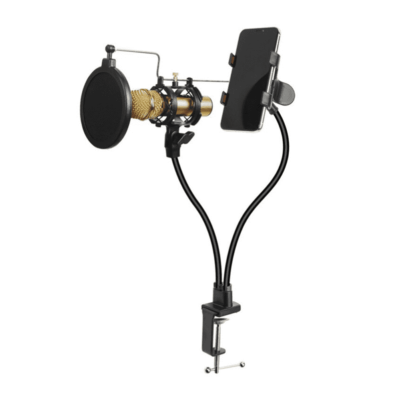Soporte De Mesa Para Smartphone Y Micrófono - Streaming-1