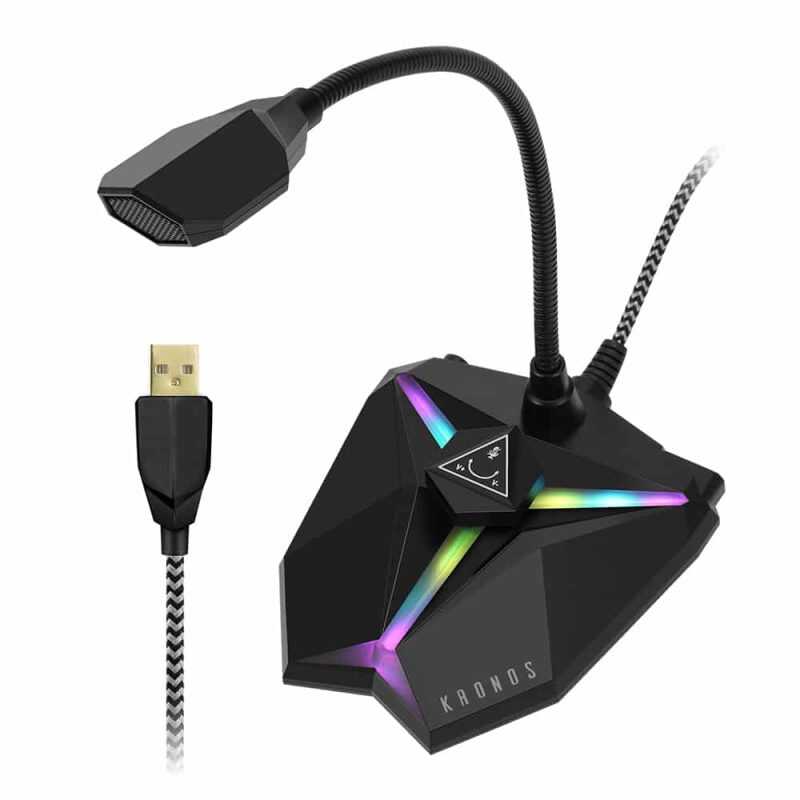 Micrófono Gamer Flexible Kronos Gregal G35 - RGB-1