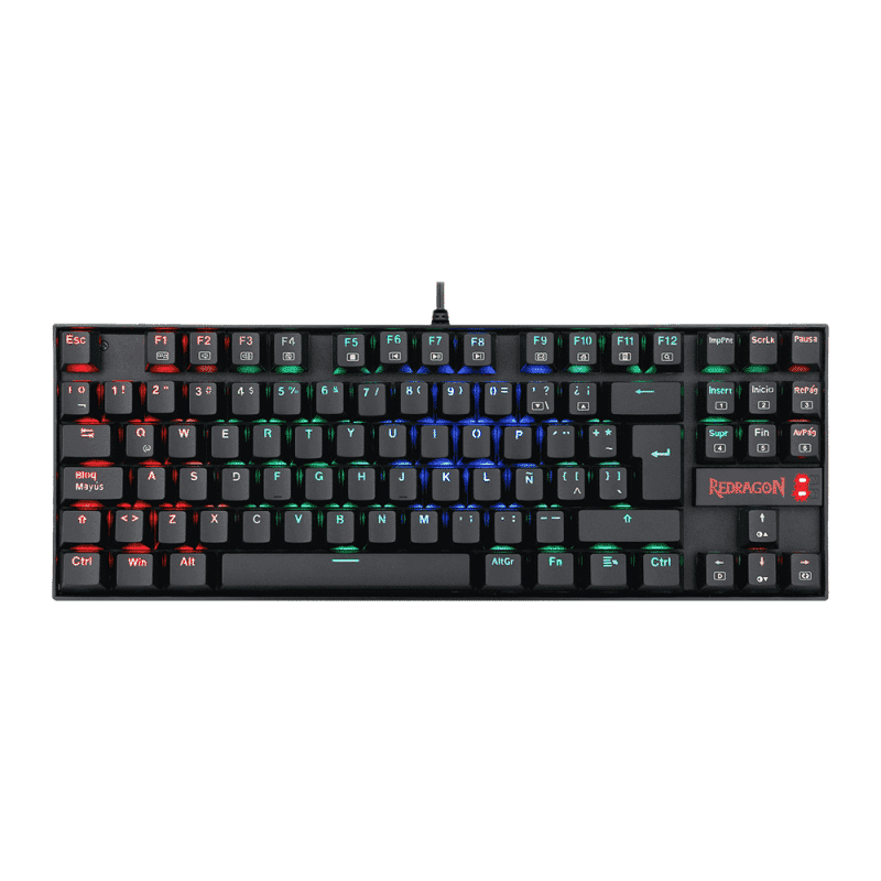 Teclado Mecánico Redragon Kumara K552 RGB, Switch Blue, Dust-Proof-4