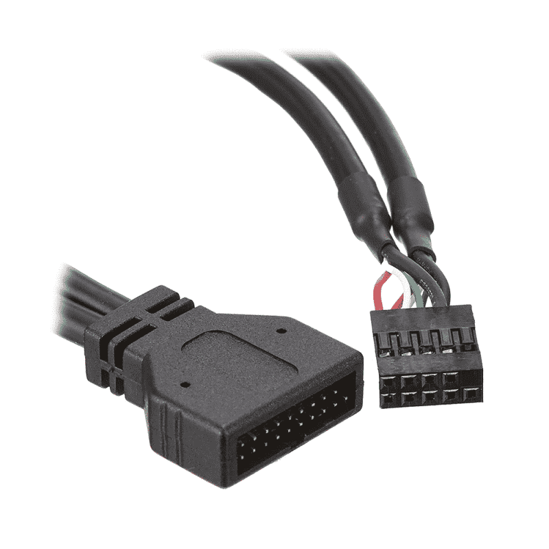 Adaptador Panel Frontal USB 2.0 a USB 3.0