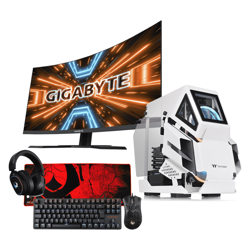 SETUP - Búnker (Pc Gamer Aquila, Monitor Curvo 32, Periféricos Gamer PRO)