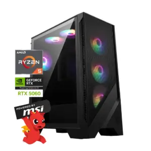 Pc Gamer MSI Shadow Nitro: Ryzen 5 5600, M.2, 16/32GB DDR4 Ram, RTX 5060